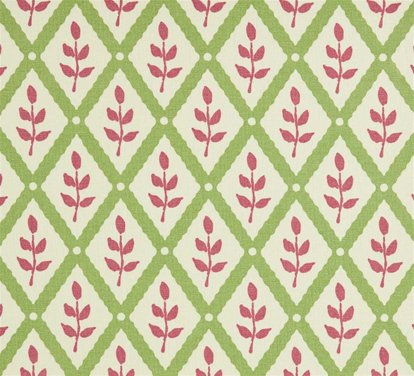 Lattice Leaf - Moss, Damson