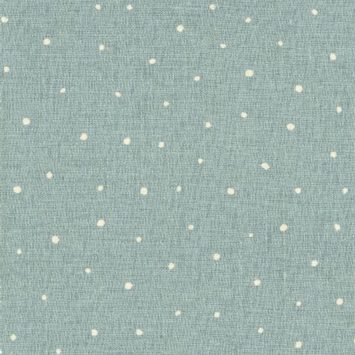 Plain Dotty Oilcloth - Duck Egg