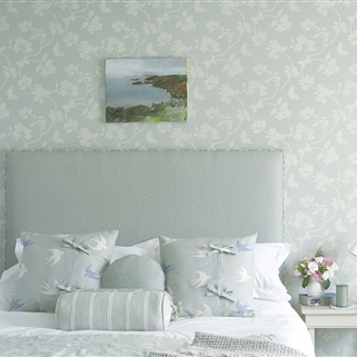 Flora and Fauna - Wall Covering - Duck Egg 