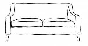 Chedworth sofa drawing