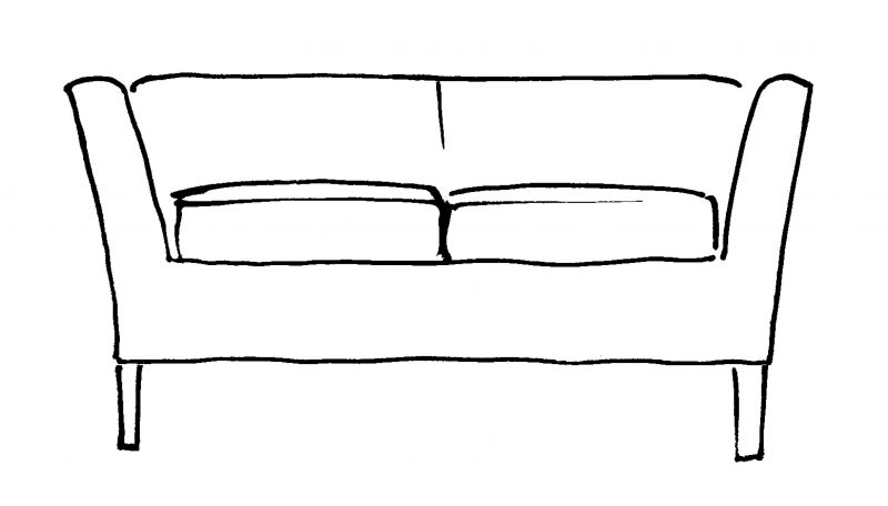 Cirencester sofa drawing