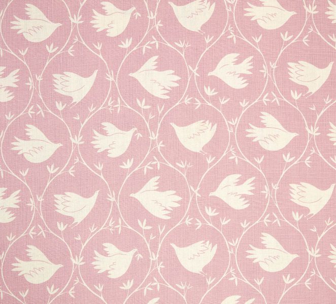 branching out lily pink fabric