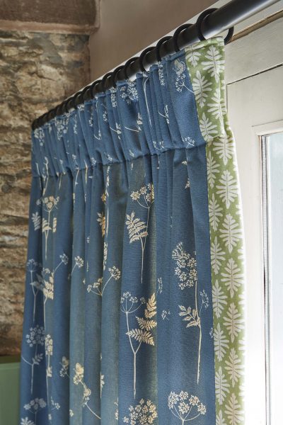 kites and cabins made to measure curtains on curtain pole
