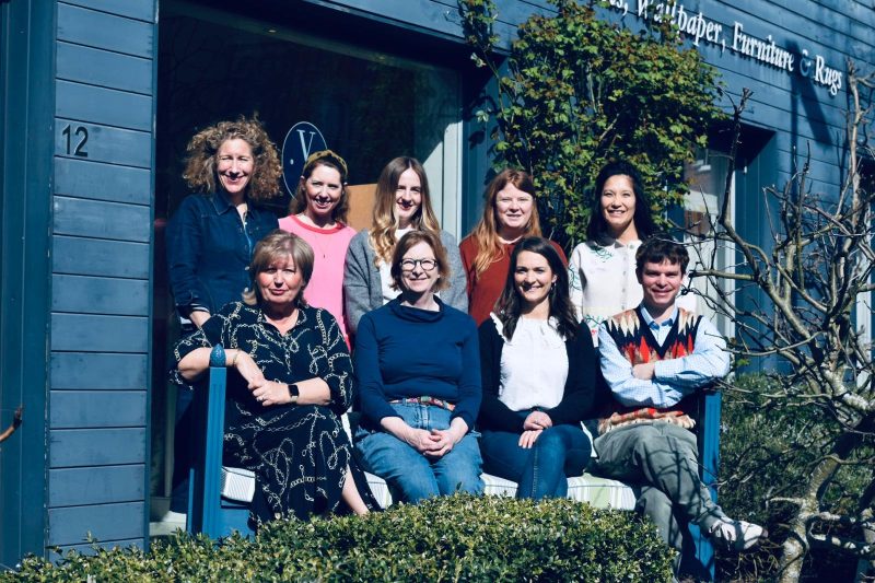 The women at Vanessa Arbuthnott Fabrics