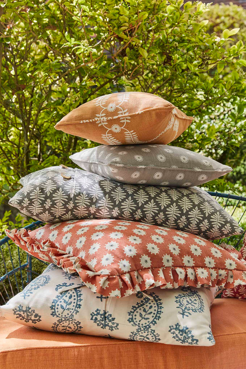 Cushions outside
