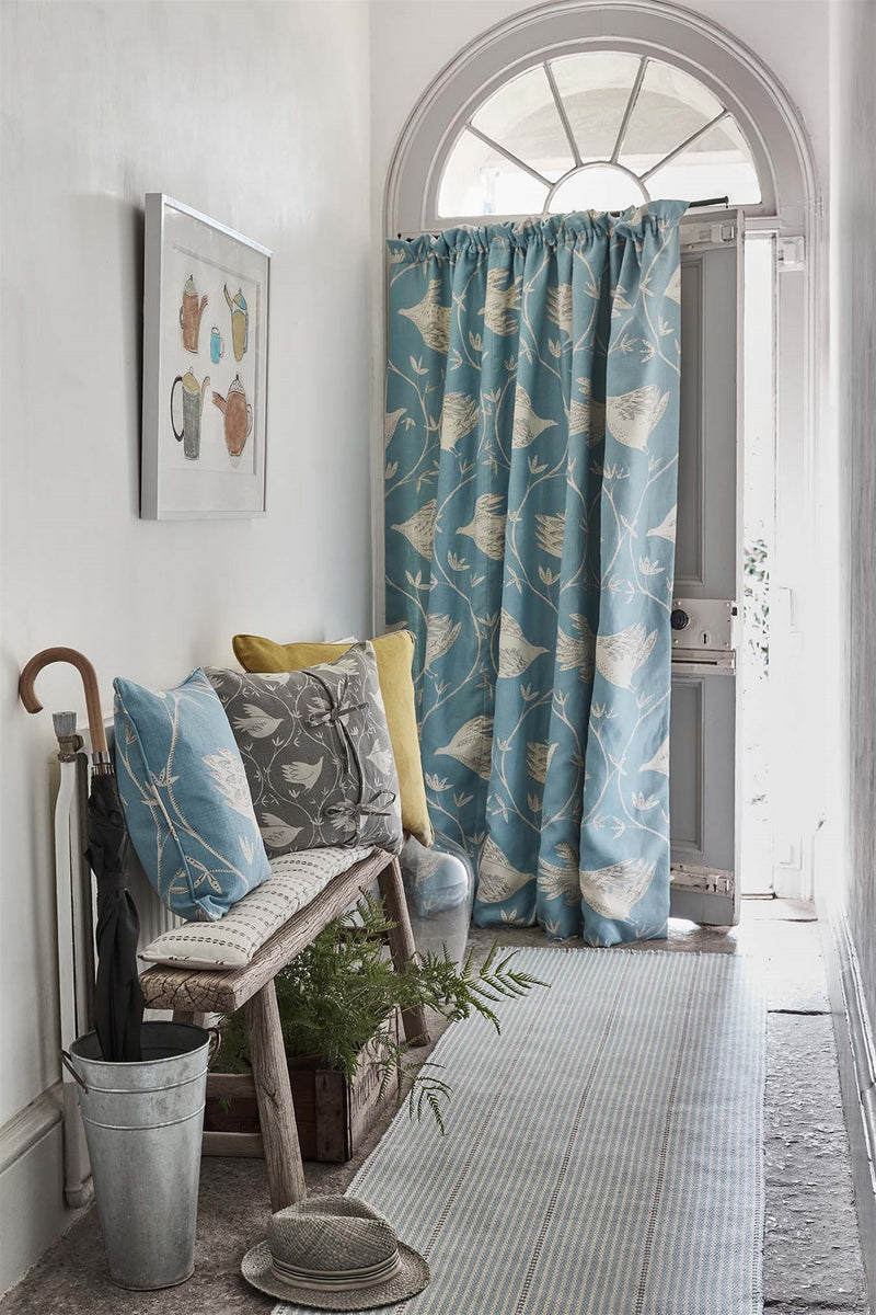 Hallway powder blue