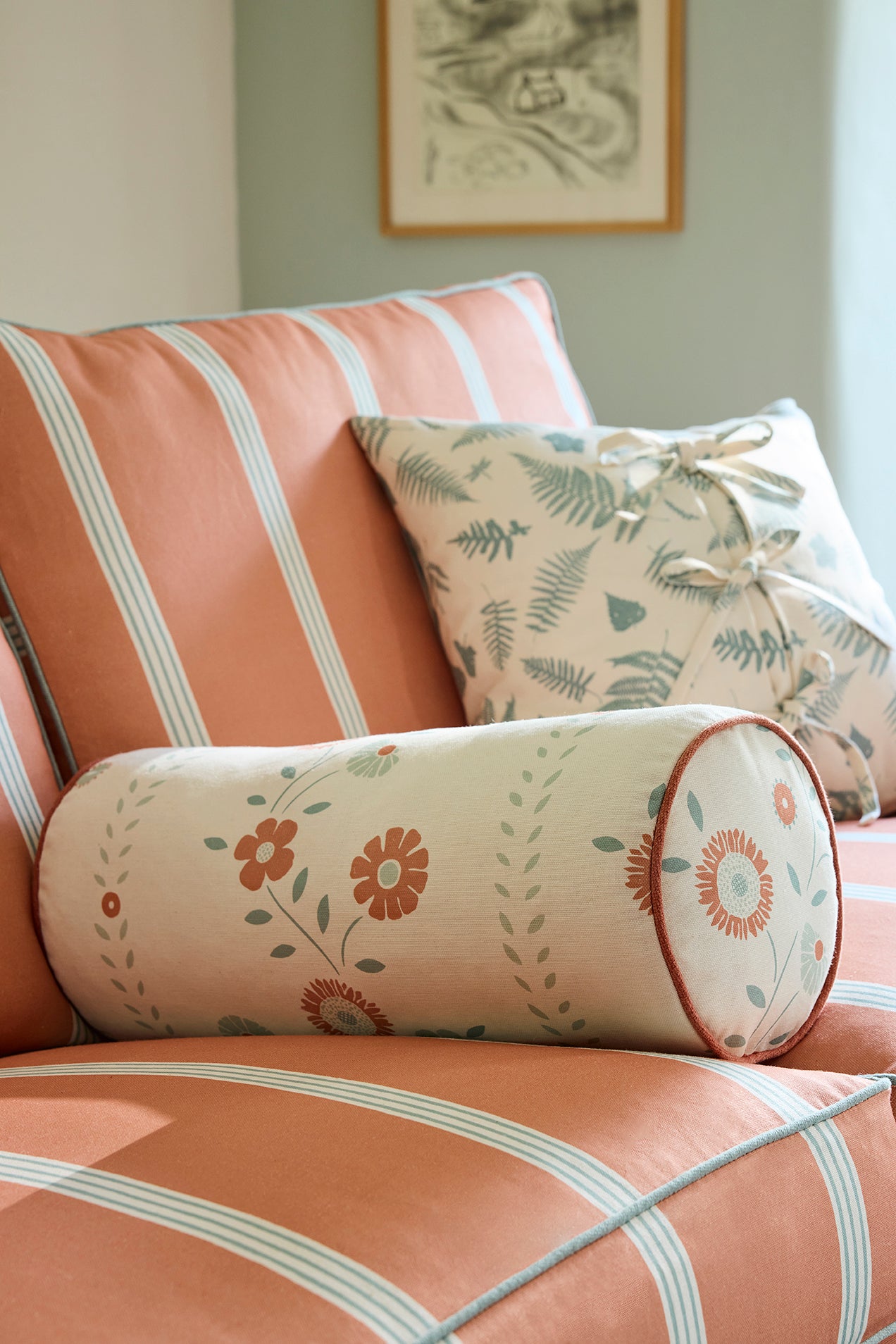 Field & Furrow - Soft Peach, Smoke