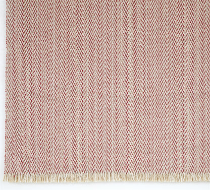 Stair or Floor Runner - Herringbone Rose