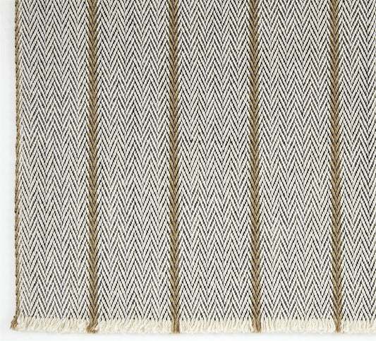 Stair or Floor Runner - Herringbone Thunder, Bracken