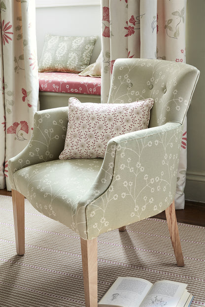 Stripe and Dash Rug - Mouse, Cranberry