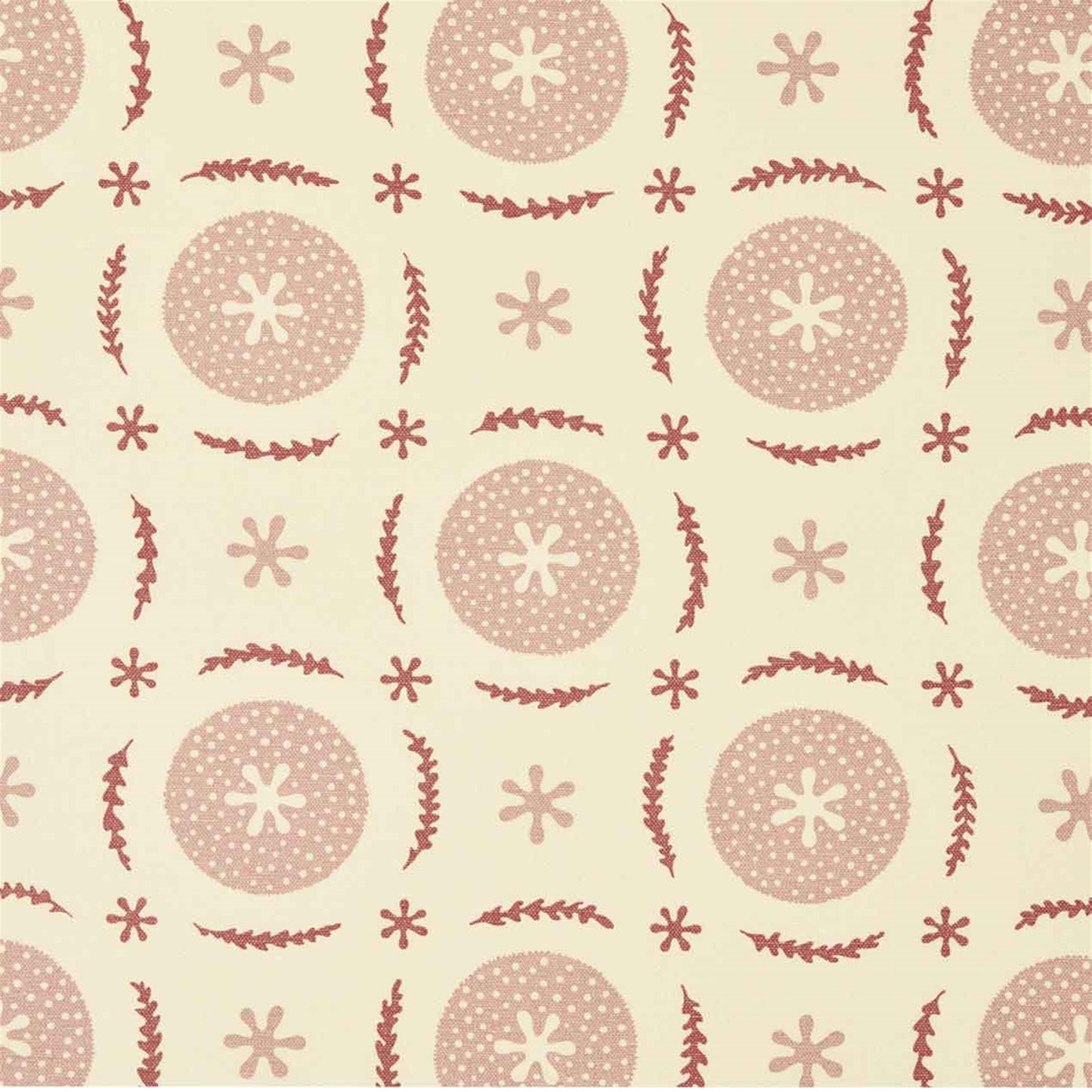Berries and Leaves - Lily Pink, Soft Raspberry