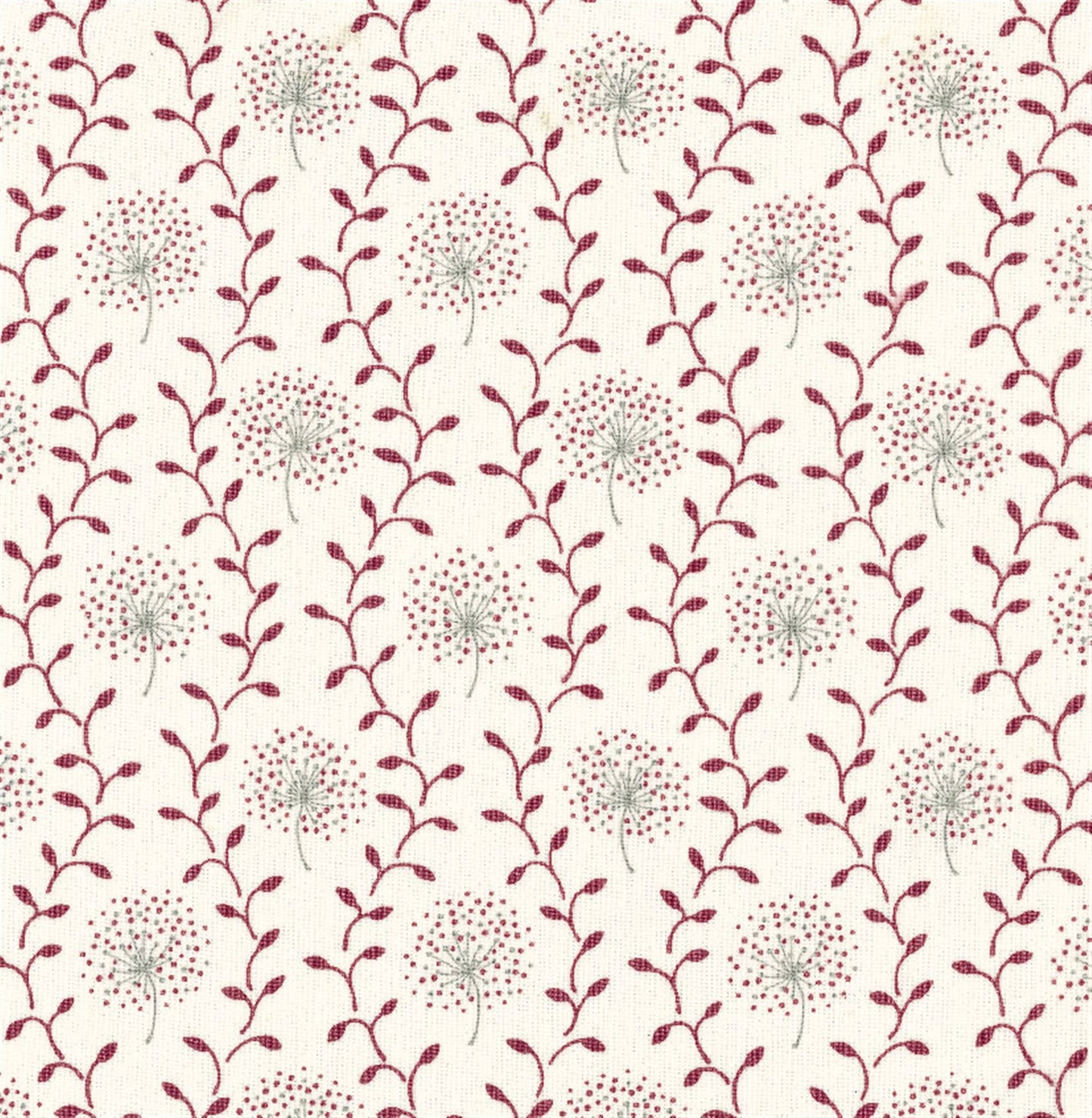 Dandelion Trellis - Cranberry, Stone