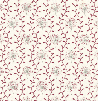 Dandelion Trellis - Cranberry, Stone