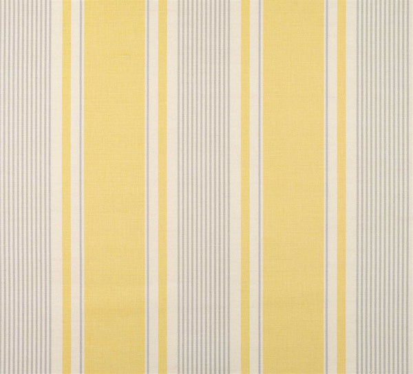 French Ticking - Buttercup, Clay - Cut Lengths