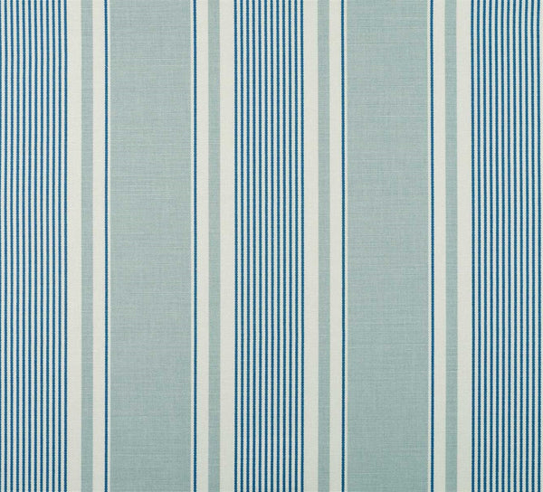 French Ticking - Duck Egg, Denim