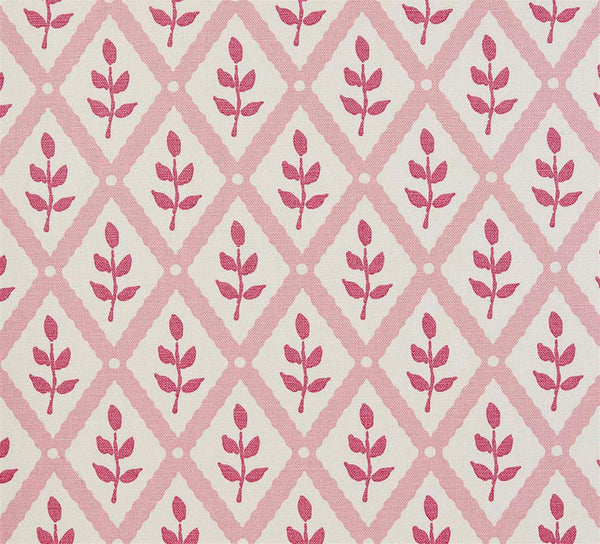 Lattice Leaf - Lily Pink, Mallow