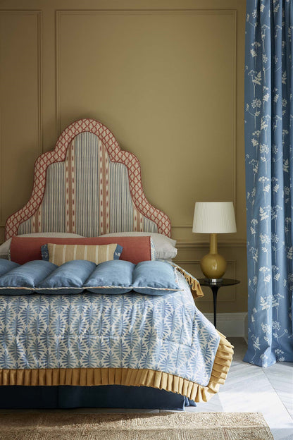 Lapland Stripe - Cornflower, Terracotta, Damask