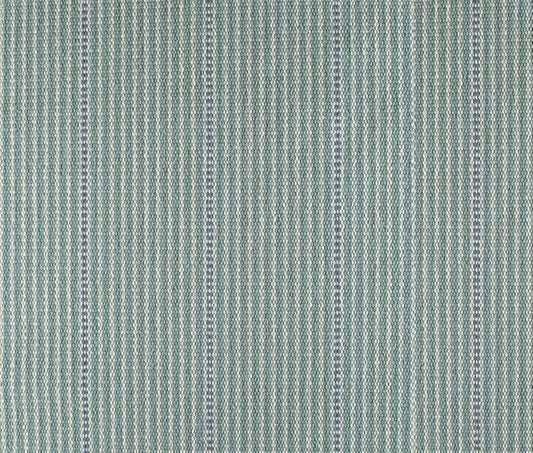 Stair or Floor Runner - Stripe and Dash - Smoke and Cornflower