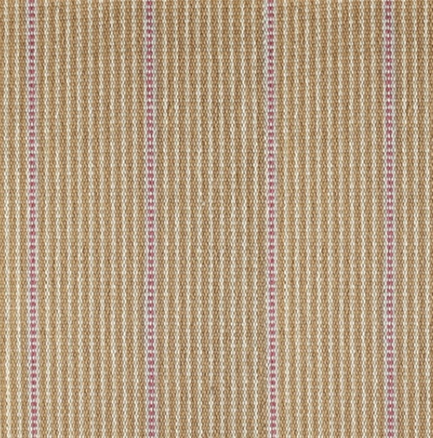 Stair or Floor Runner - Stripe and Dash - Mouse and Cranberry