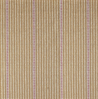 Stair or Floor Runner - Stripe and Dash - Mouse and Cranberry
