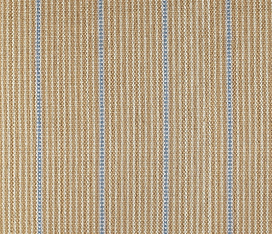 Stair or Floor Runner - Stripe and Dash - Mouse and Cornflower