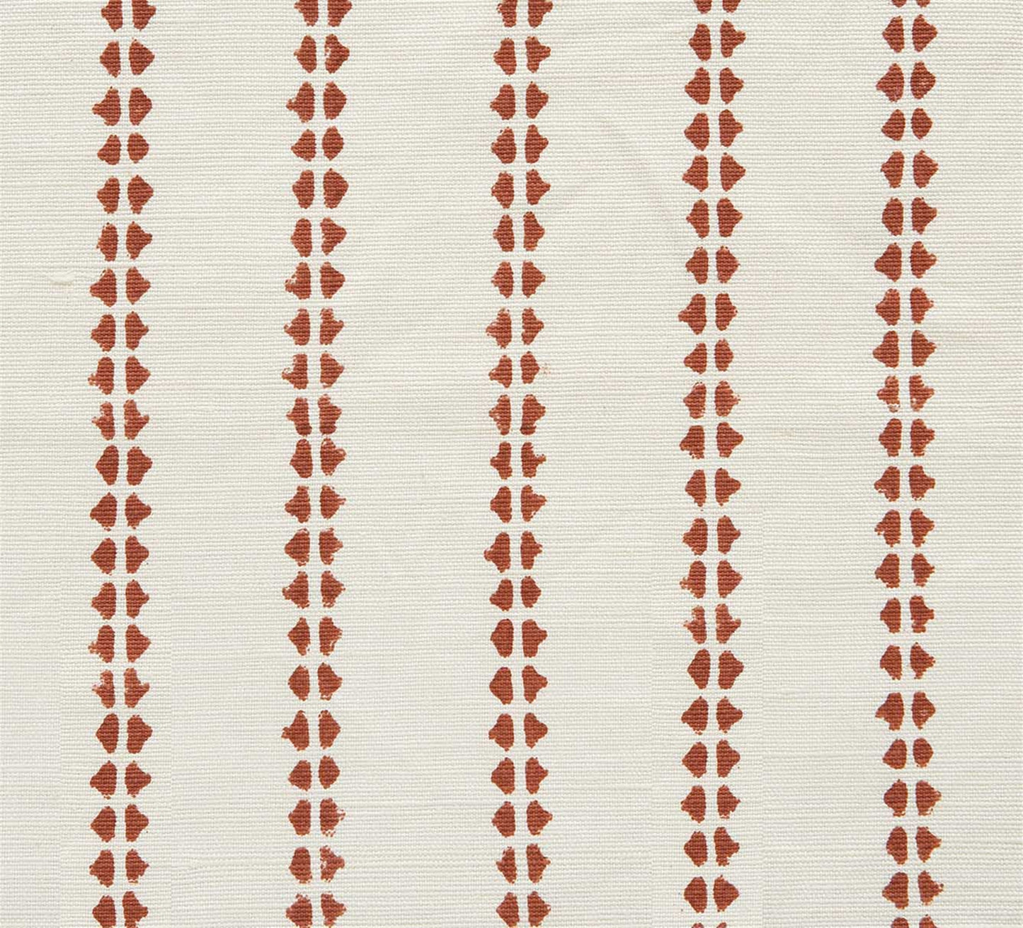 Simple Ticking Detail - Terracotta