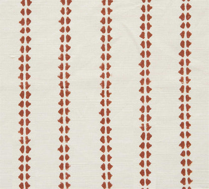 Simple Ticking Detail - Terracotta