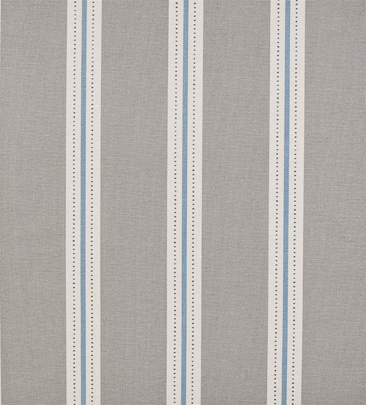 Stockholm Stripe - Scree, Soft Cornflower, Charcoal - Cut Lengths