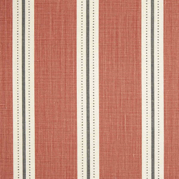 Stockholm Stripe - Terracotta, Charcoal, Winter