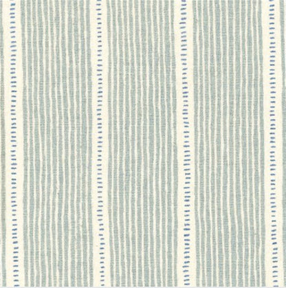 Stripe and Dash - Duck Egg, Cornflower