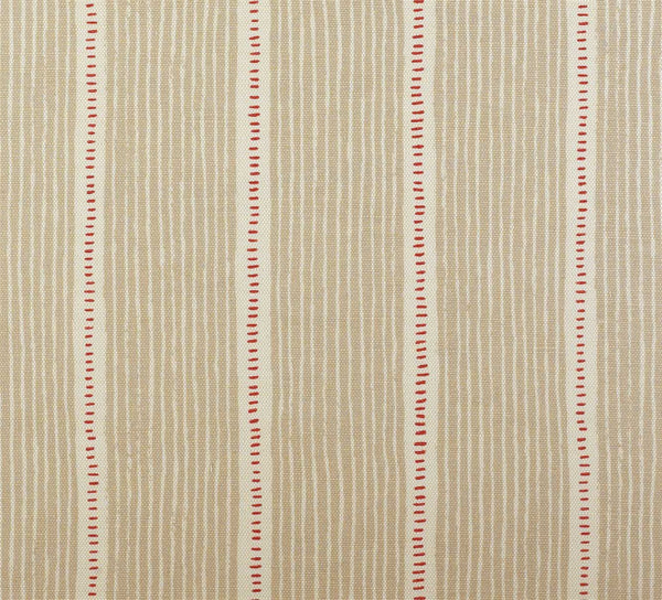 Stripe and Dash - Limestone, Raspberry