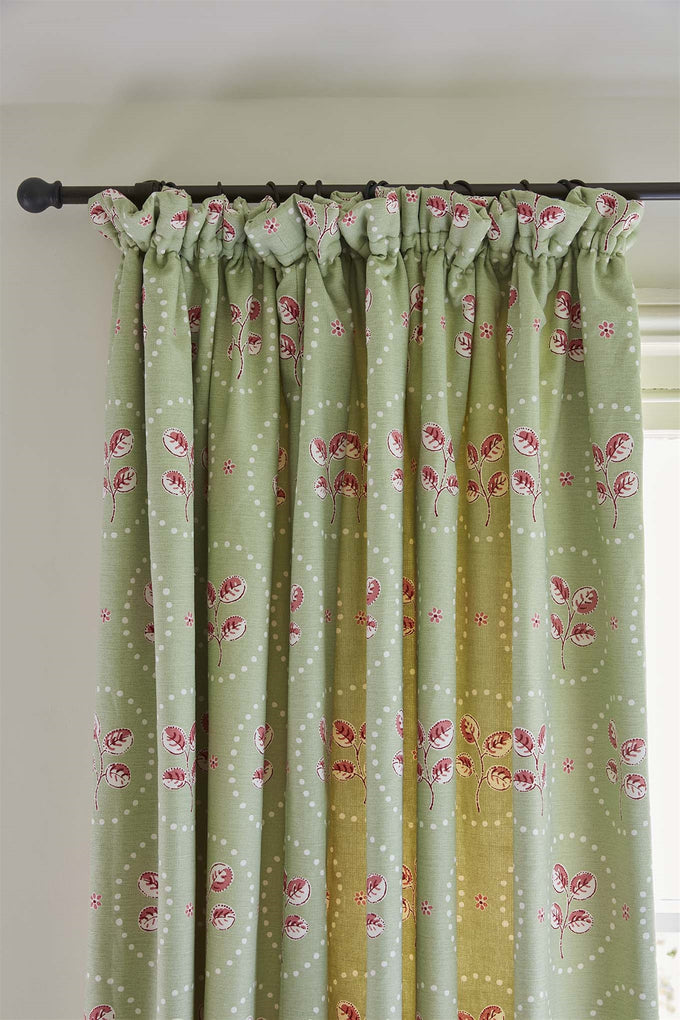 Down to Earth - Apple Green, Raspberry