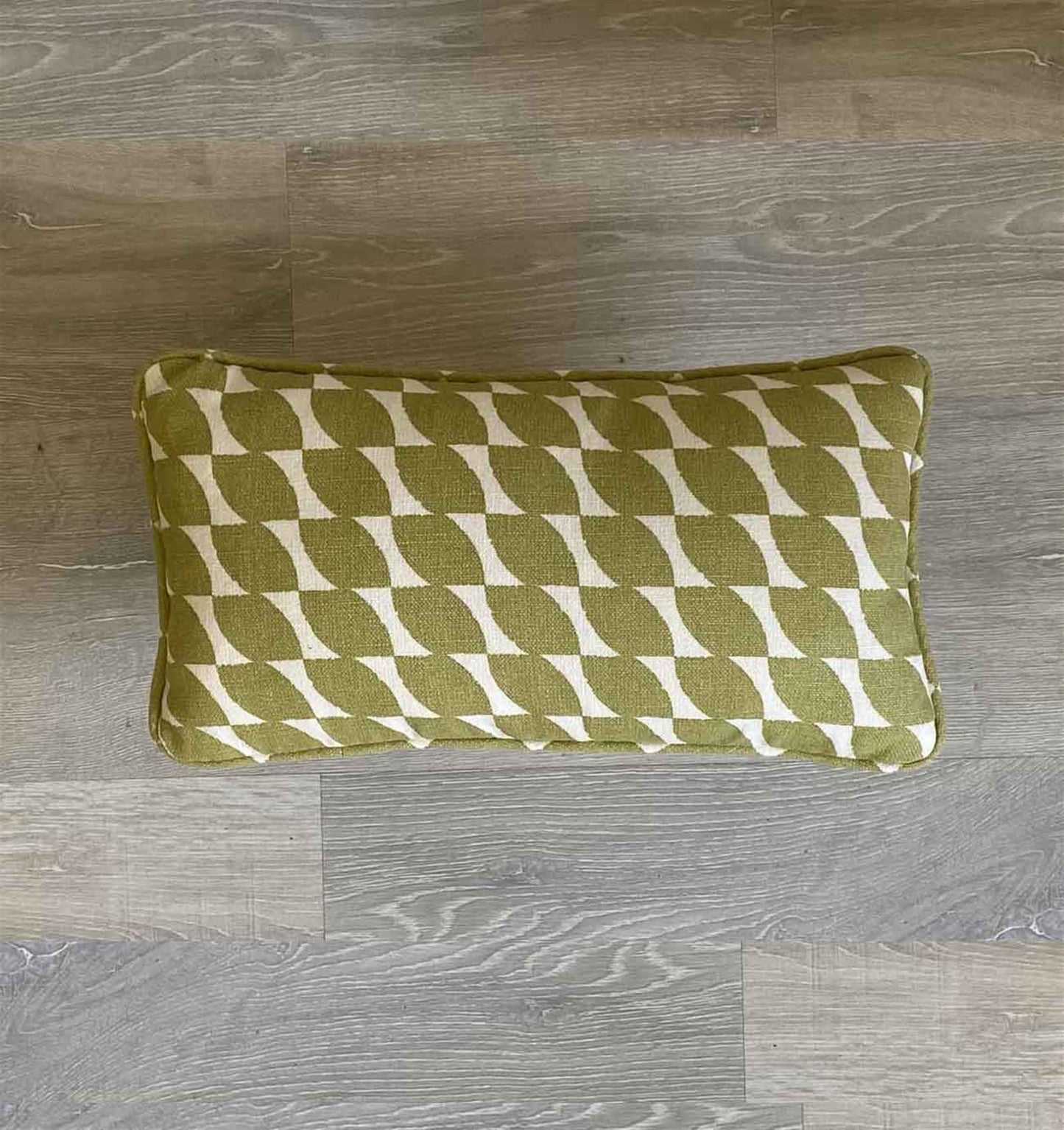 Sepals and Petals - Light Kale - bespoke rectangle - Was £59, Now £47