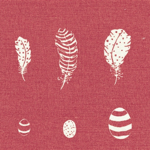 Feather & Egg - Raspberry
