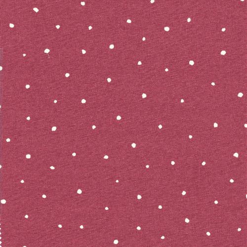 Plain Dotty - Cranberry
