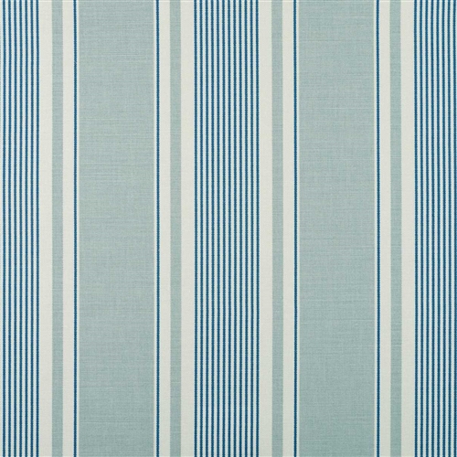 French Ticking  - Duck Egg, Denim