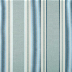 French Ticking  - Duck Egg, Denim