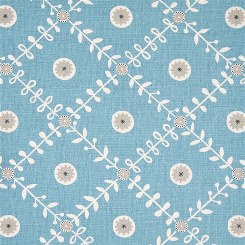 Fruit Garden - Powder Blue, Pigeon, Charcoal