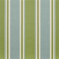 French Ticking - Moss, Cornflower