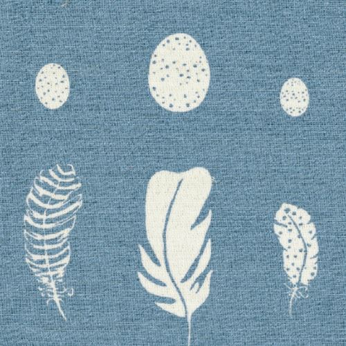 Feather & Egg - Sky Blue