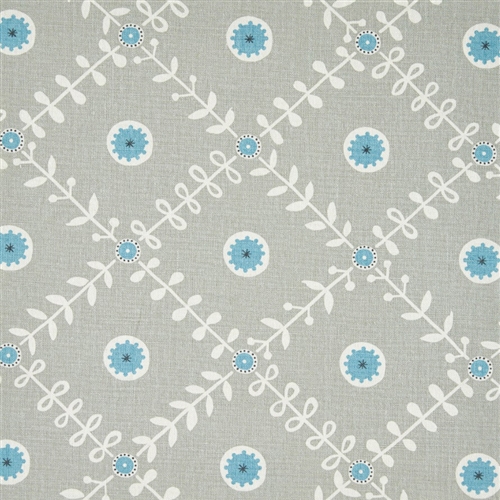 Fruit Garden - Pigeon, Powder Blue, Charcoal