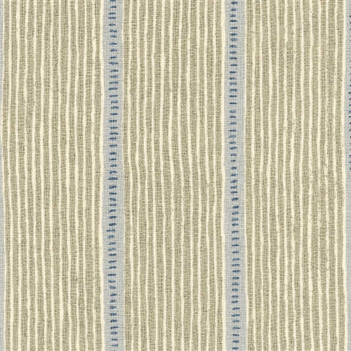 Stripe and Dash - Stone, Duck Egg, Denim