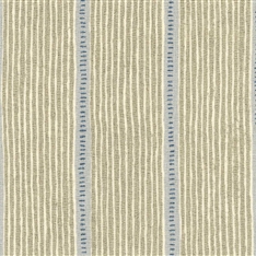 Stripe and Dash - Stone, Duck Egg, Denim