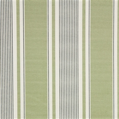 French Ticking - Field Green, Charcoal