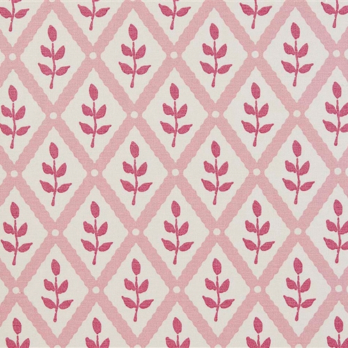 Lattice Leaf - Lily Pink, Mallow