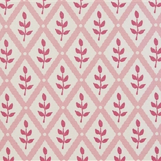 Lattice Leaf - Lily Pink, Mallow