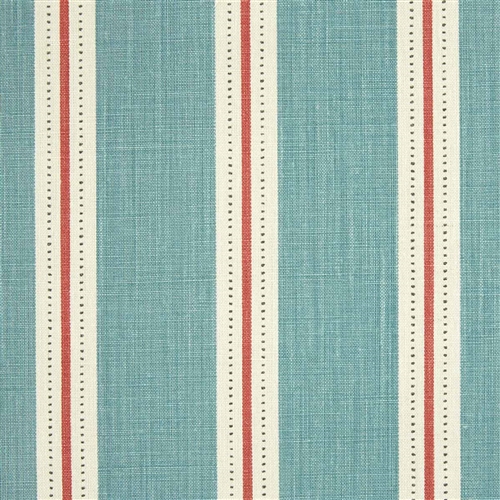 Stockholm Stripe  - Teal, Tomato, Winter