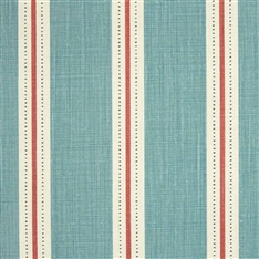 Stockholm Stripe  - Teal, Tomato, Winter