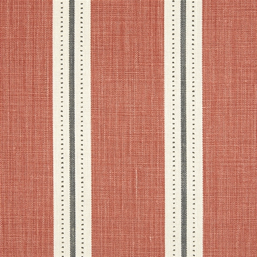 Stockholm Stripe - Terracotta, Charcoal, Winter