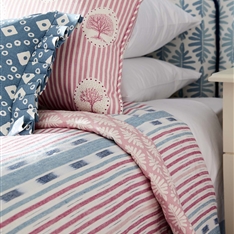 Lapland Stripe - Soft Cornflower, Cornflower, Damson, Lily Pink